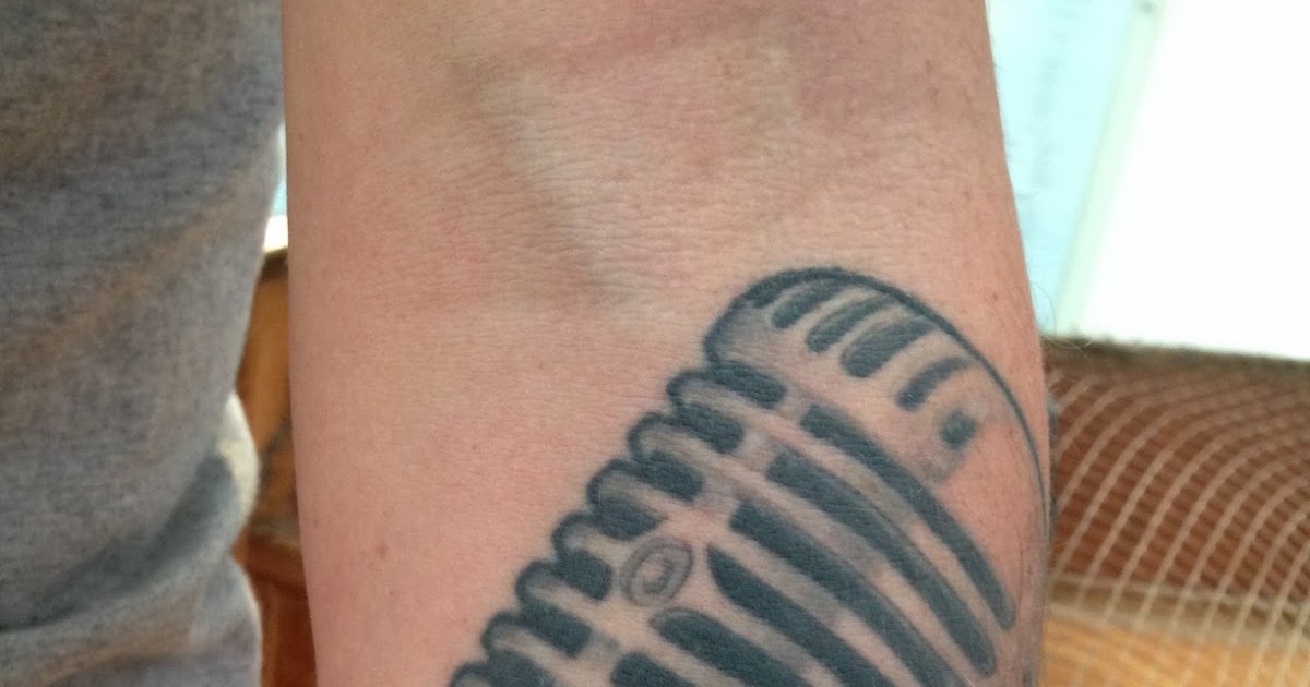 Museum People's Tattoos: Old Fashioned Microphone